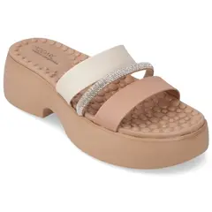 MODARE - Sandalias Plataforma Beige