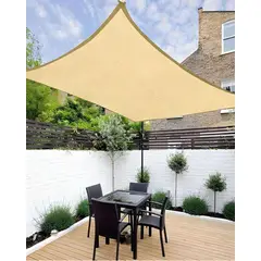 GENERICO - TOLDO VELA DE LONA 2X3 RECTANGULAR PARA SOMBRA PARASOL PERMEABLE