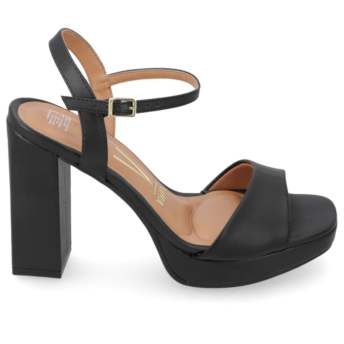 VIZZANO - Sandalia Taco Ancho 10 cm Vizzano Negro