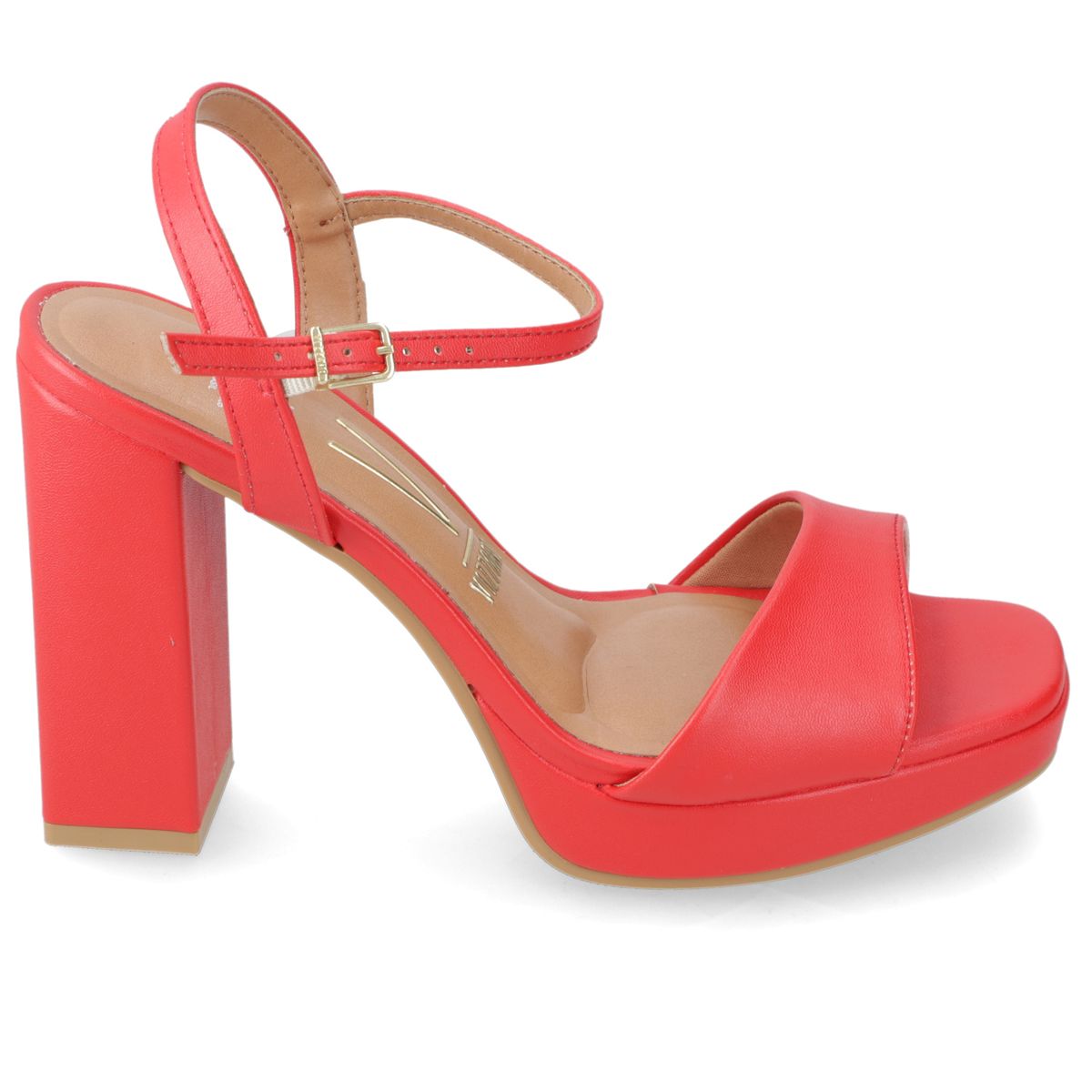 VIZZANO - Sandalia Taco Ancho 10 cm Vizzano Rojo