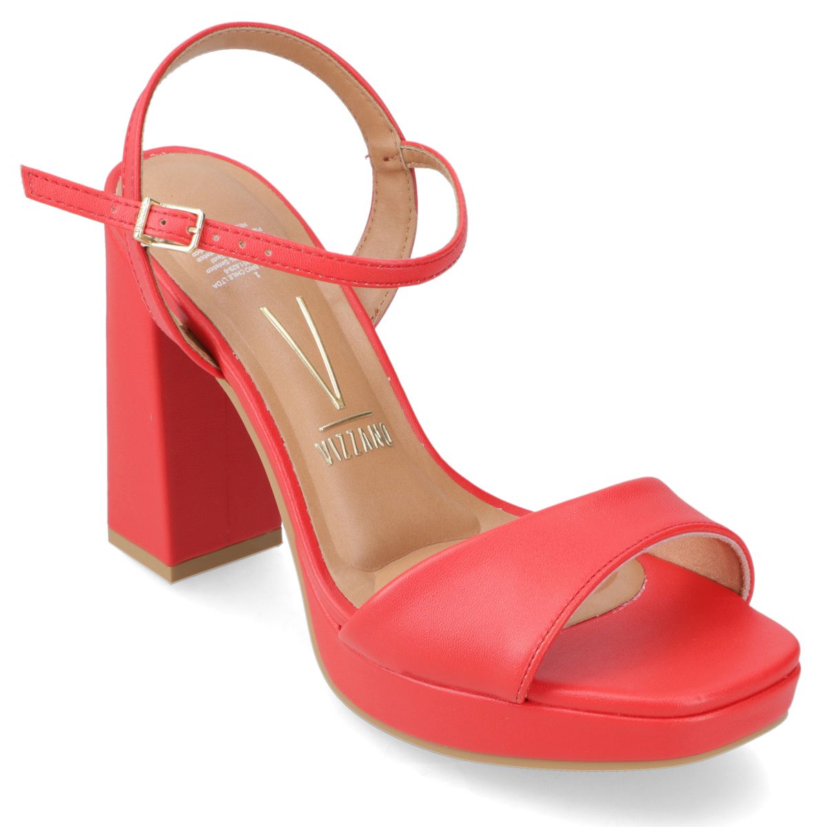 VIZZANO - Sandalia Taco Ancho 10 cm Vizzano Rojo
