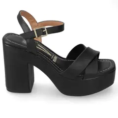 VIZZANO - Sandalia Taco Ancho 10 cm Negro