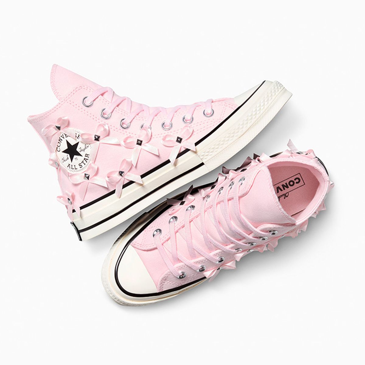 CONVERSE - Zapatilla Converse Chuck 70 Bow Studded Mujer Rosa