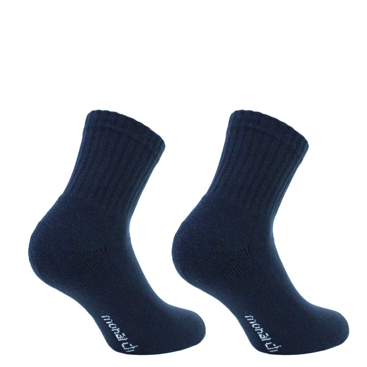 MONARCH - 2 Pares Calcetines Algodón Deportivo Liso Monarch