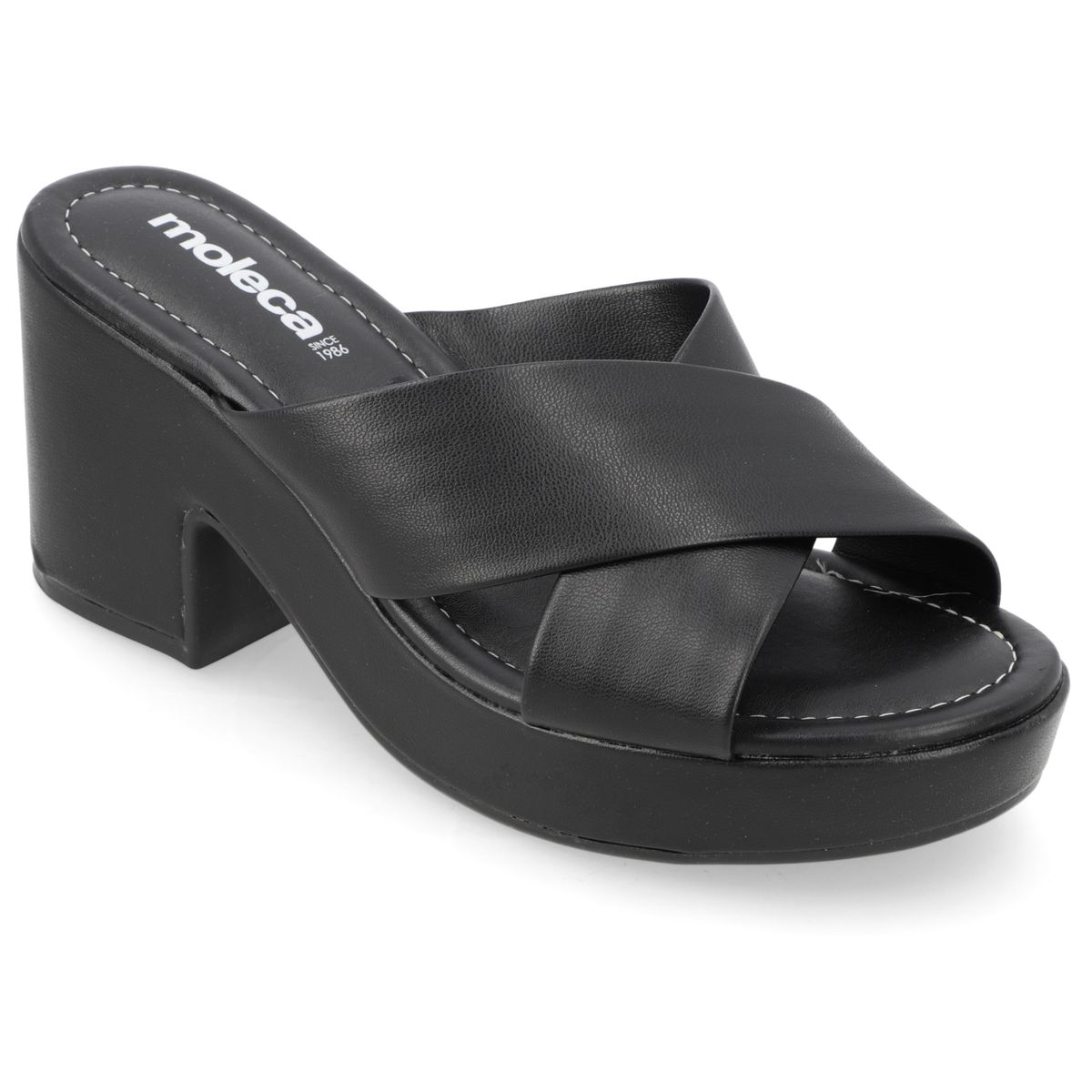 MOLECA - Sandalia Taco Moleca Negro