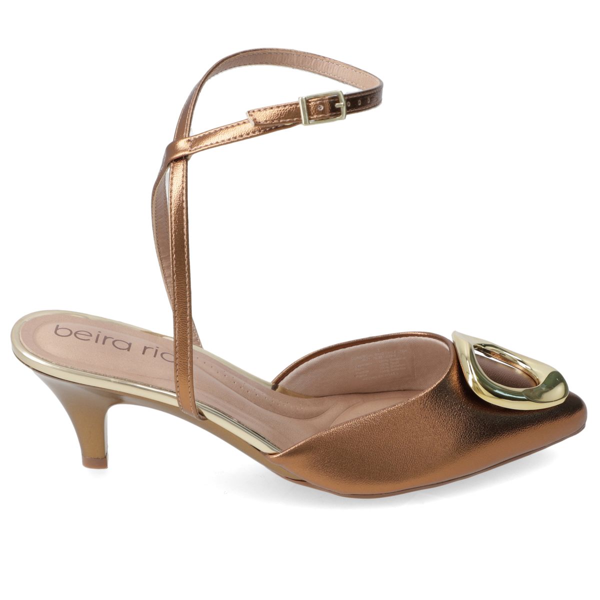 BEIRA RIO - Zapato Taco Stiletto Taco Aguja 5 cm Beira Rio Naranjo