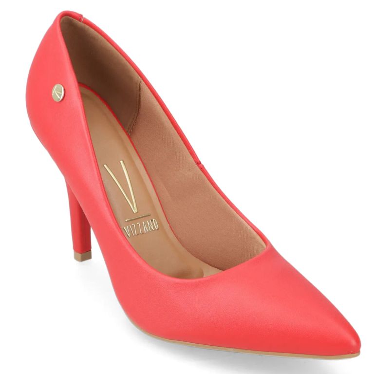 Stiletto Taco Aguja Rojo Mujer