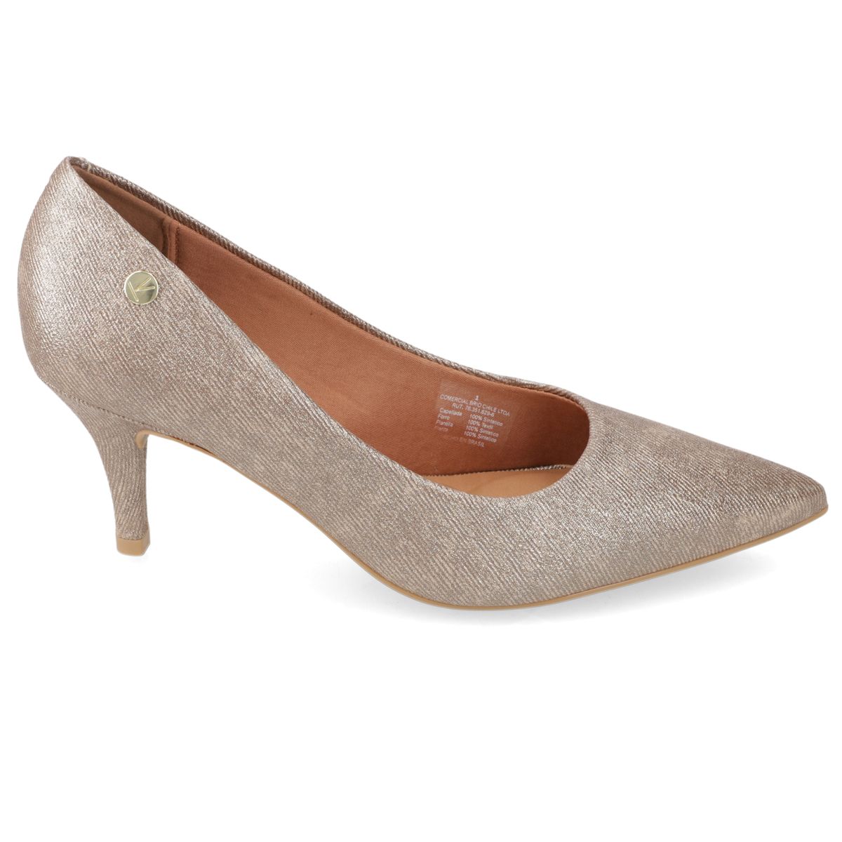 VIZZANO - Zapato Taco Stiletto Taco Aguja 7 cm Vizzano Dorado