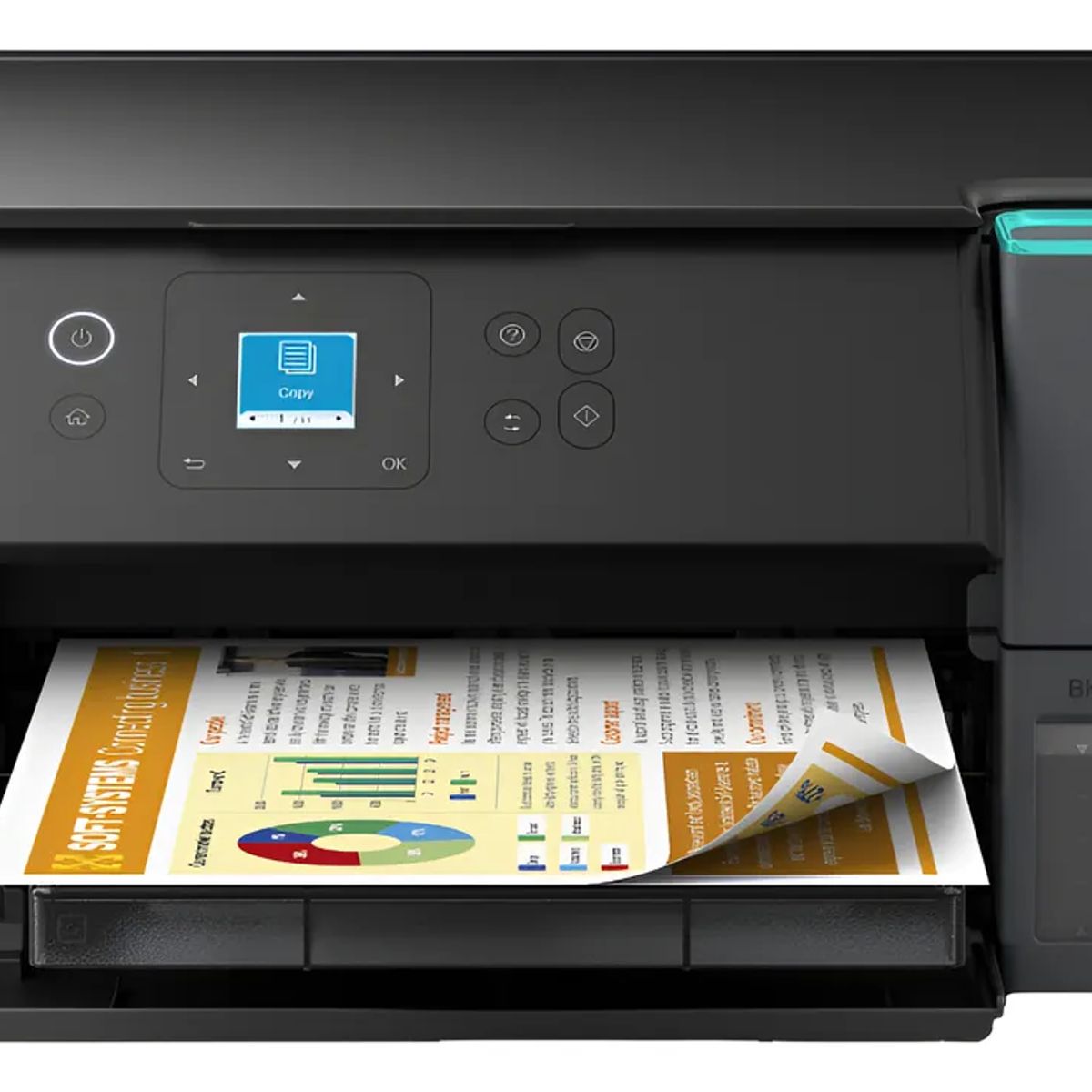 EPSON - Epson EcoTank L4360 - Impresora multifuncional Wi-Fi con impresión dúplex automática