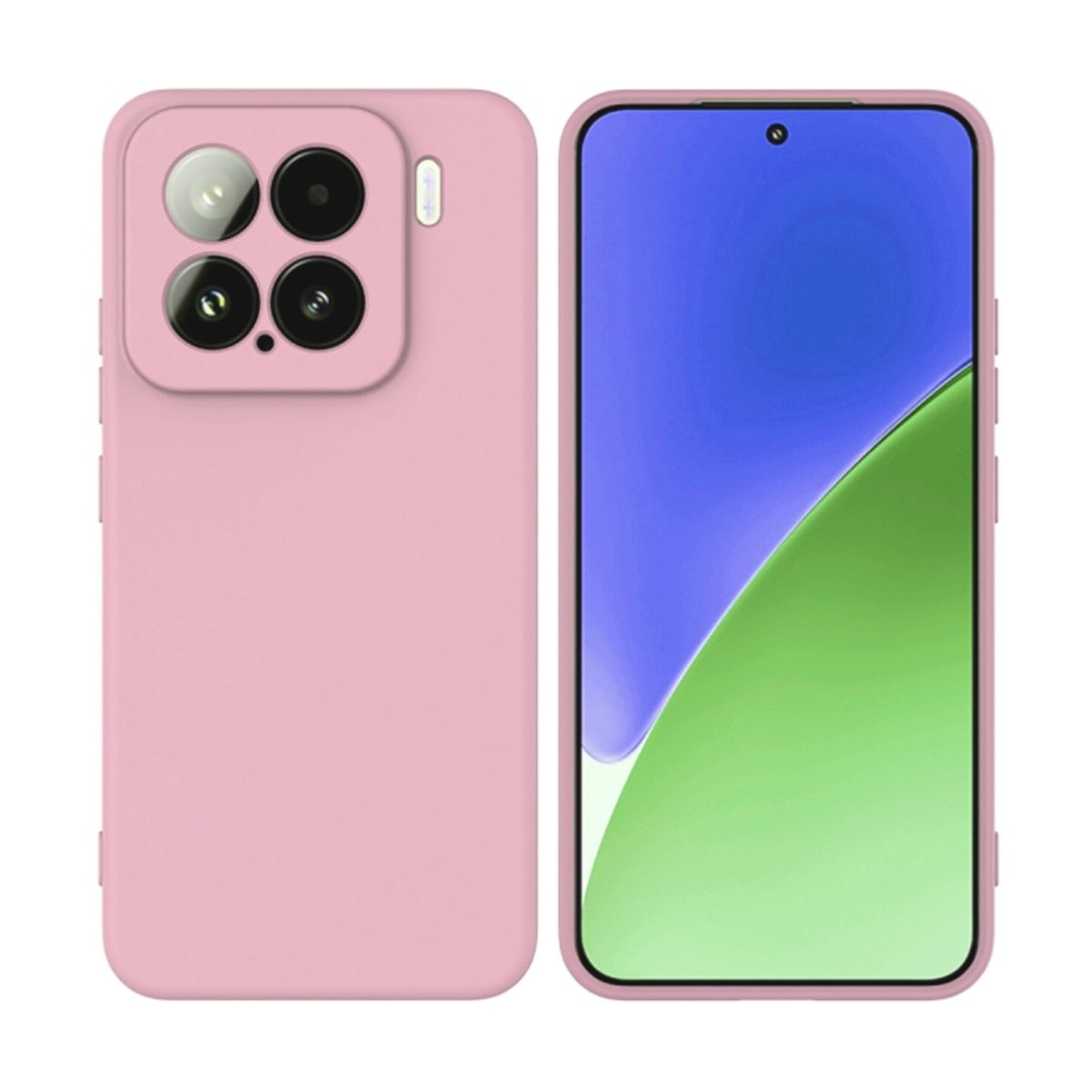JOIGO - Carcasa Funda Para Xiaomi 15 Goma Rosado