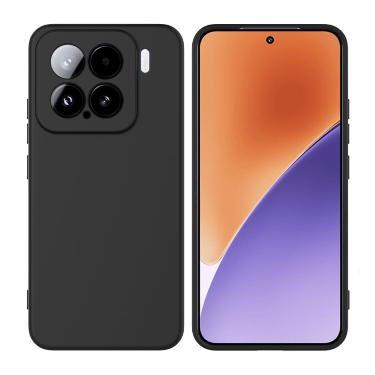 JOIGO - Carcasa Funda Para Xiaomi 15 Goma Negro