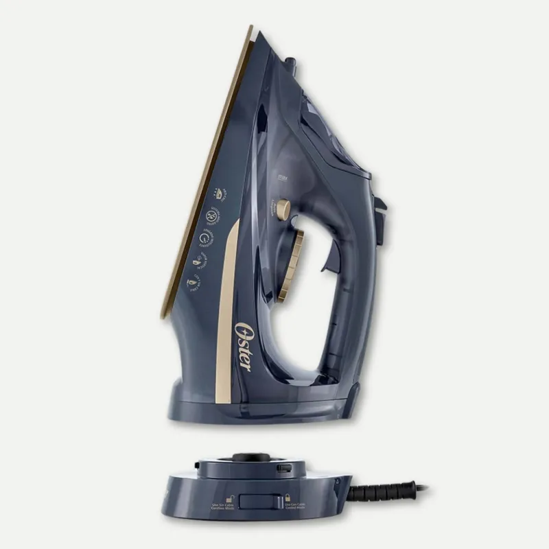 OSTER - Plancha de vapor inalámbrica Oster® 2 en 1 con suela de cerámica GCSTCC5000