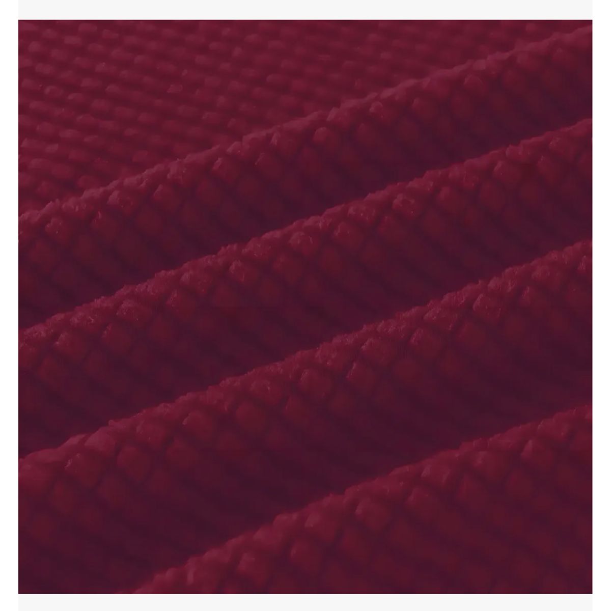 GENERICO - Funda Cubre Sofá Protectora Premium Cuadrille 1 Cuerpos Bordó