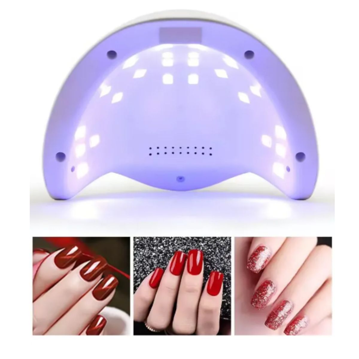 GENERICO - Lampara Led Uv Sun5 48w Esmalte Permanente Uñas Manicure ROSA