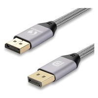 Cable Displayport Macho Macho 3d 144hz 2k 60hz 4k Hdtv 3mt Gris