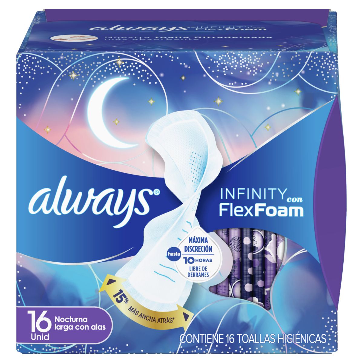 ALWAYS - Toalla femenina Always infinity noche 1x16ud