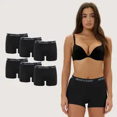EMPORIO DONATO - Pack de 6 Calzones Boxers Algodón Mujer