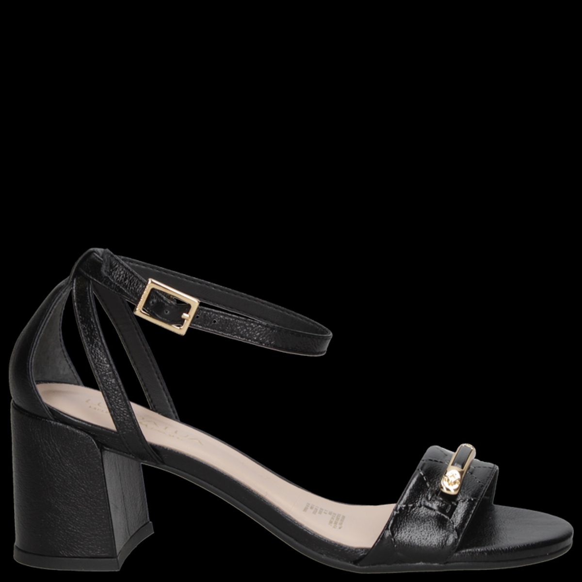 LUZ DA LUA - Sandalia Casual Mujer Negro Luz da Lua