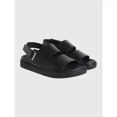 CALVIN KLEIN - Sandalias Planas Ajustables Negro