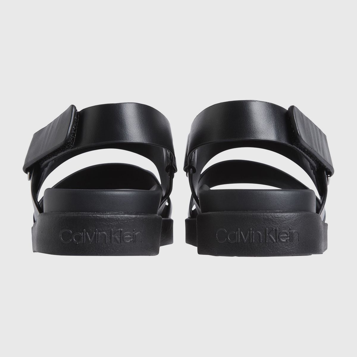 CALVIN KLEIN - Sandalias Planas Ajustables Negro Calvin Klein