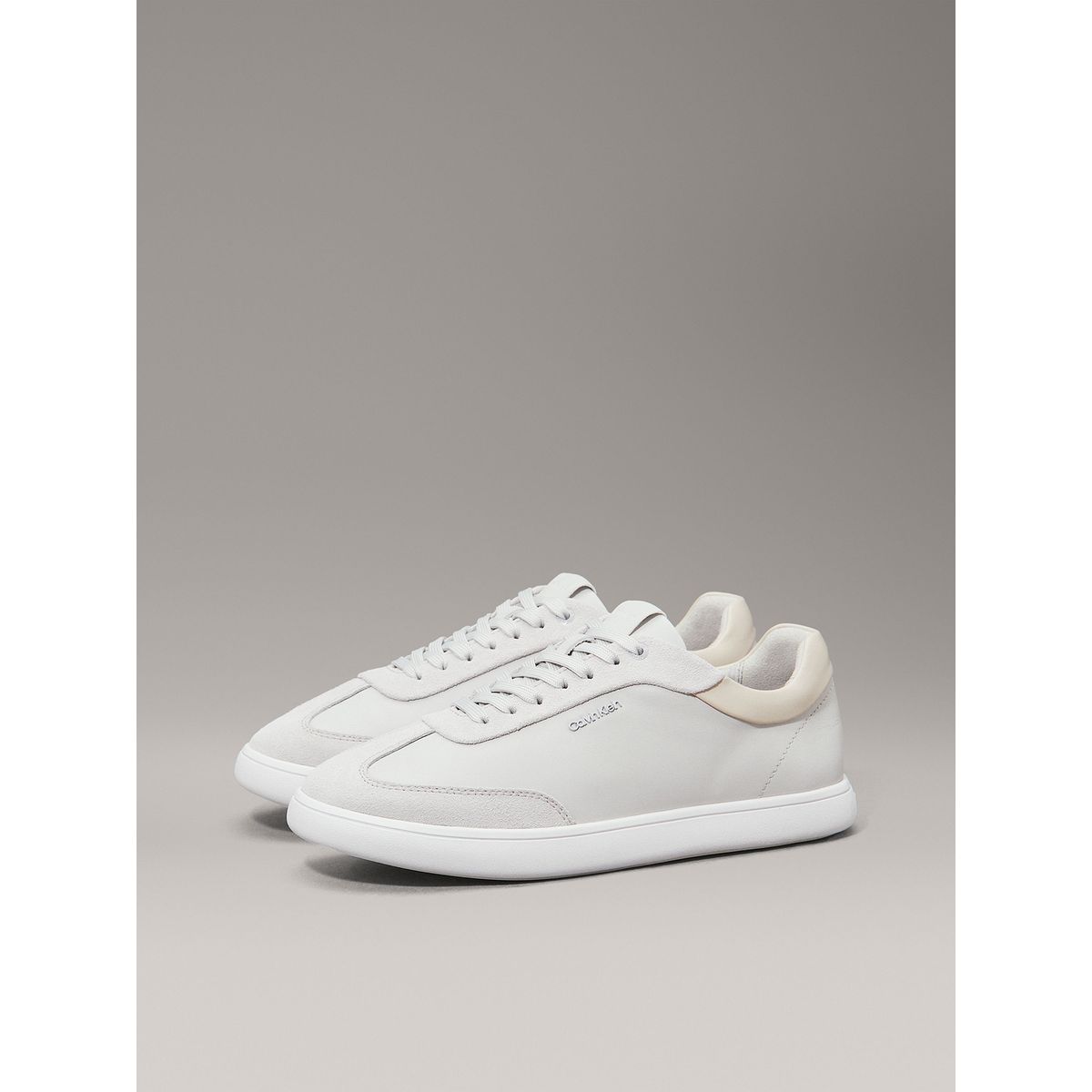 CALVIN KLEIN - Zapatillas Cupsole Lace Up Gris Calvin Klein