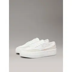 CALVIN KLEIN - Zapatillas de Lona Flatform Blanco