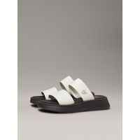 Sandalias de Cuero Double Strap Negro