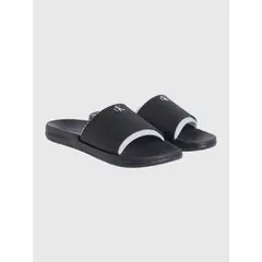 CALVIN KLEIN - Sandalias Slide Rubber Negro