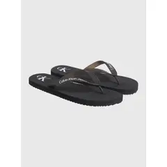 CALVIN KLEIN - Sandalias con Logotipo Negro