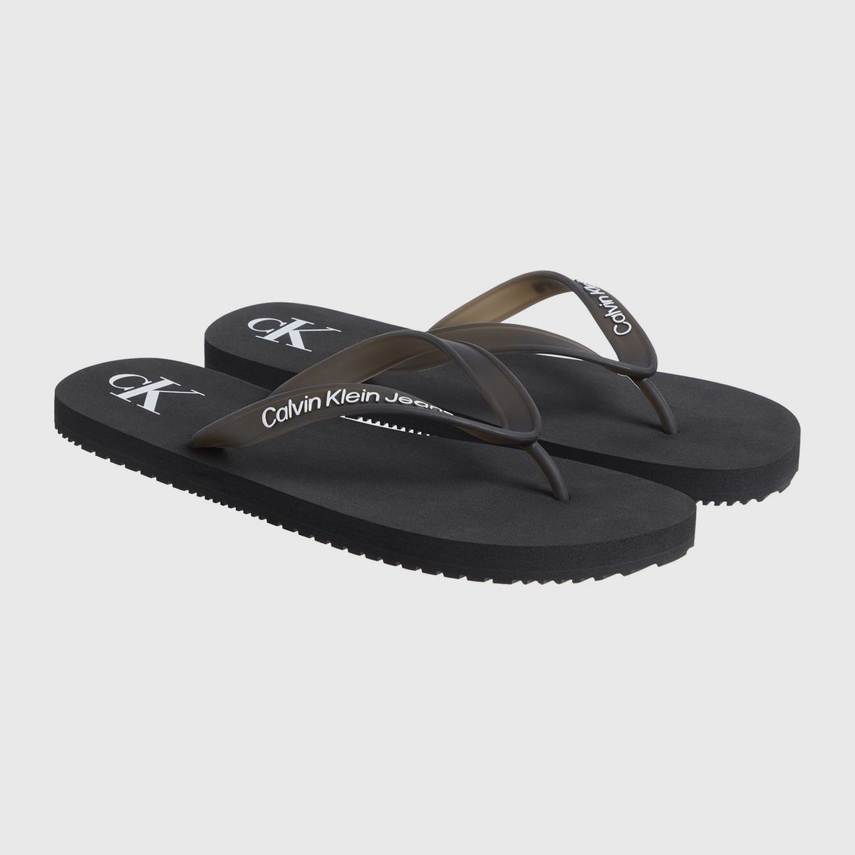 CALVIN KLEIN - Sandalias con Logotipo Negro Calvin Klein