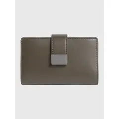 CALVIN KLEIN - Billetera Snap Medium Cafe