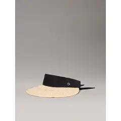 CALVIN KLEIN - Visera de Paja Ck Linen Beige