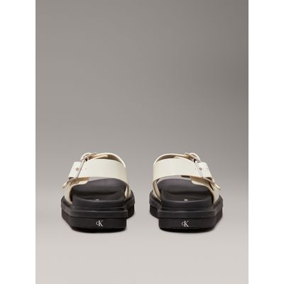 Imagen 2 del producto Sandalias de Cuero con Hebilla Beige