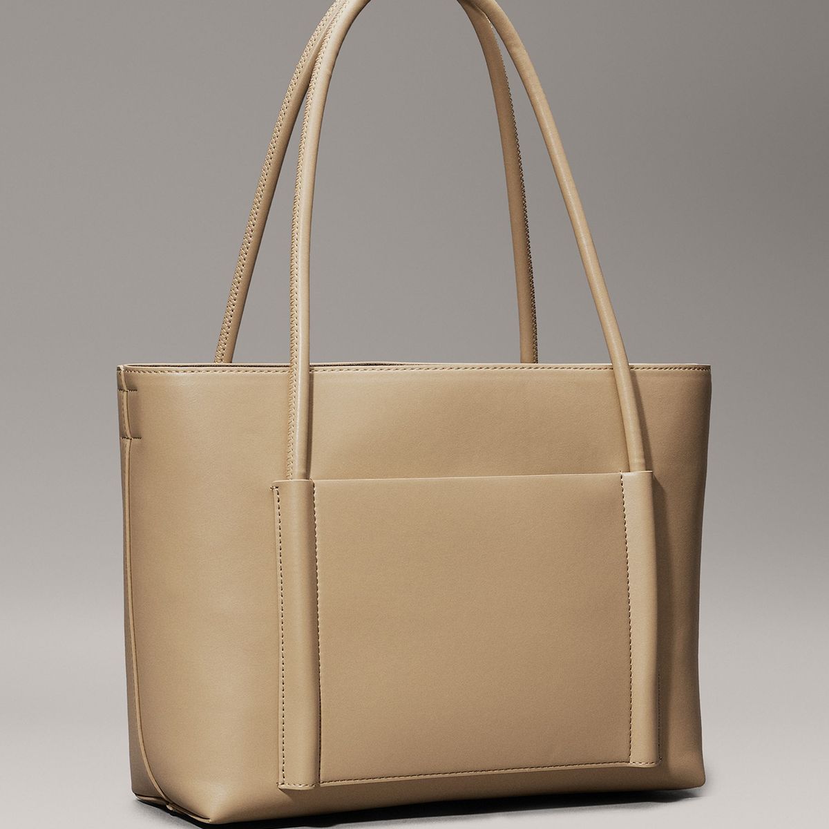 CALVIN KLEIN - Cartera Tote Ck Linn Medium Beige Calvin Klein