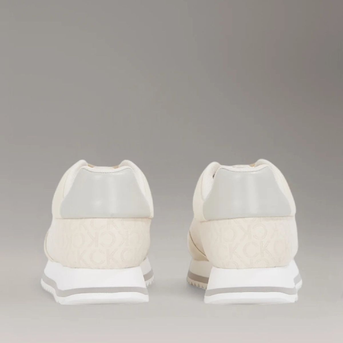 CALVIN KLEIN - Zapatillas Runner Lace Up Beige Calvin Klein