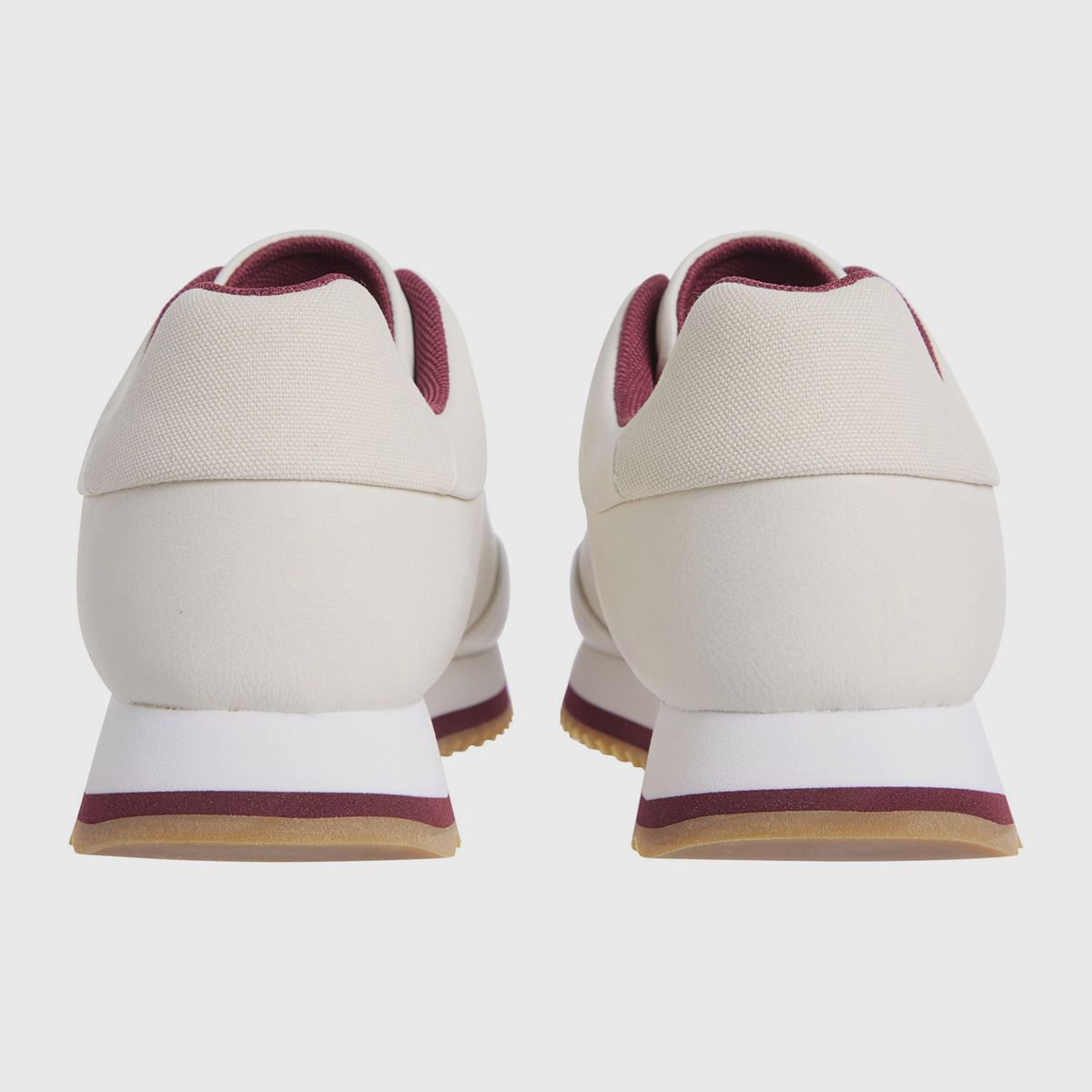 CALVIN KLEIN - Zapatillas Runner Lace Up Beige Calvin Klein