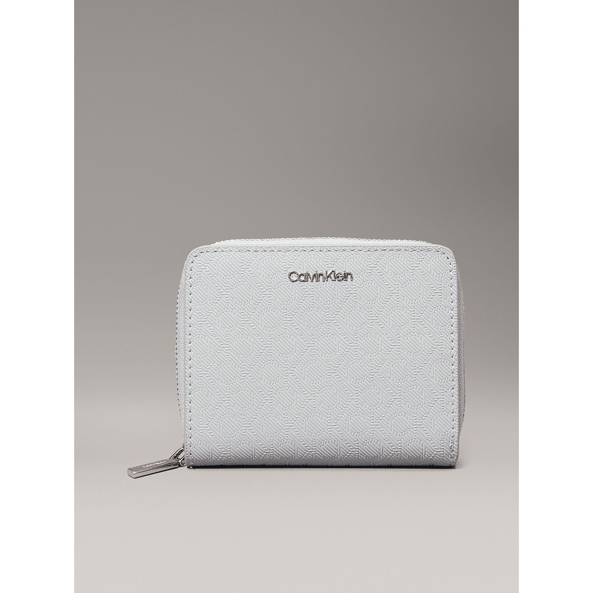 CALVIN KLEIN - Billetera Ck Must Medium Gris Calvin Klein