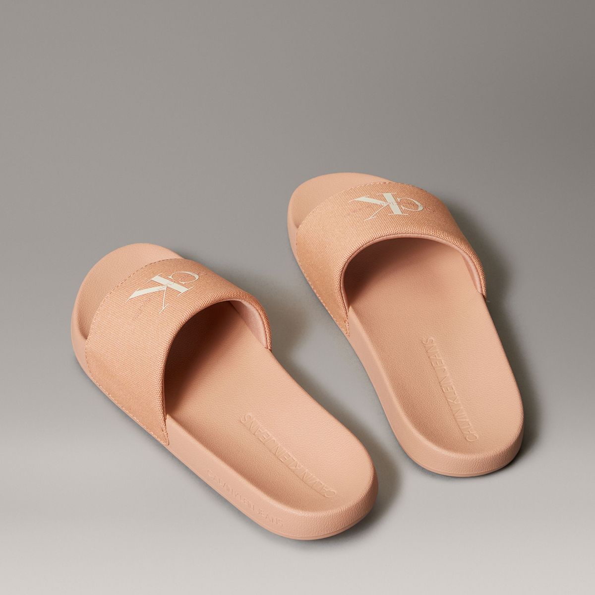 CALVIN KLEIN - Sandalias de Lona Monogram Coral Calvin Klein