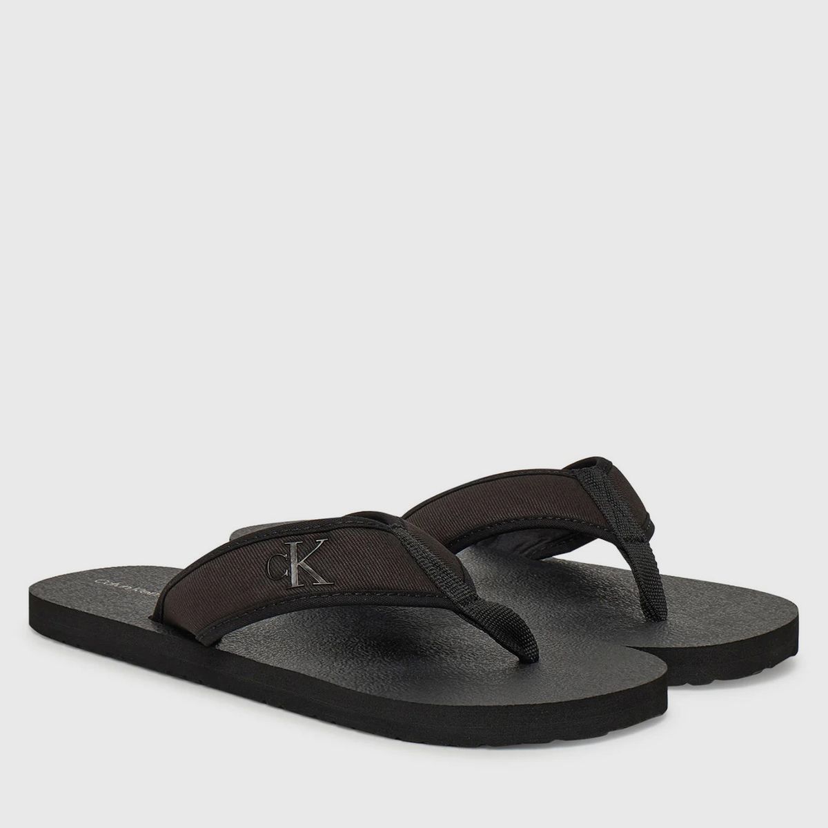 CALVIN KLEIN - Sandalias de Lona Negro Calvin Klein