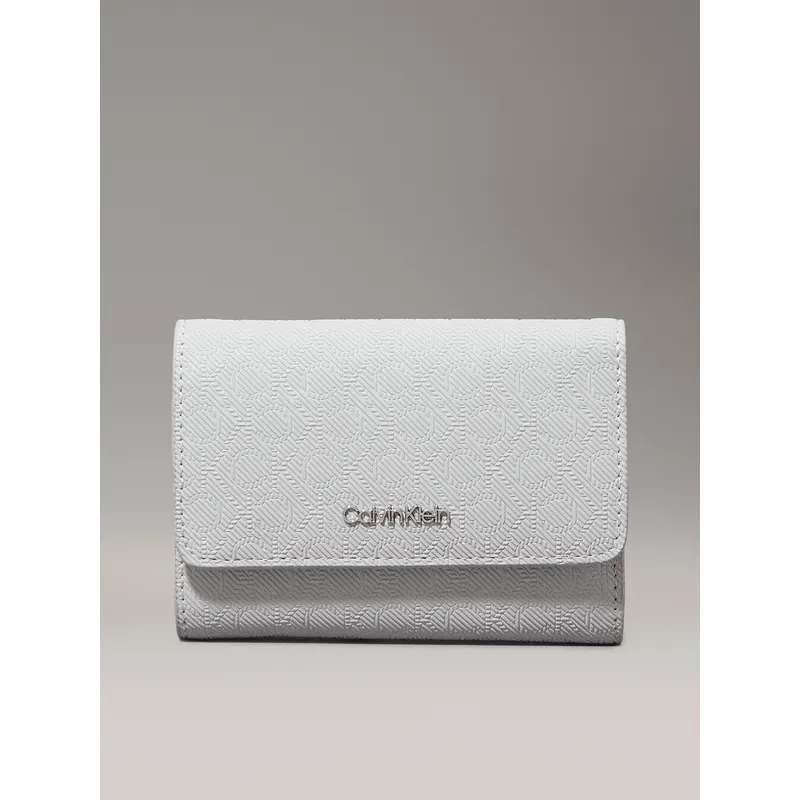 CALVIN KLEIN - Billetera Ck Must Small Gris Calvin Klein