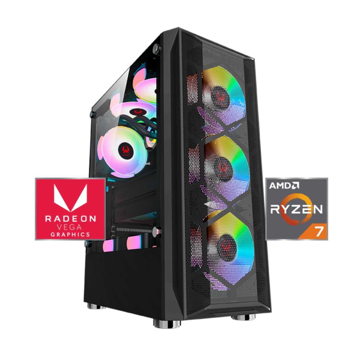 OEM - Pc Gamer  Dreamfyre 7 Ryzen 7 5700g Gráficos Vega 8, Ram 16gb, Ssd 500gb 16 Gb