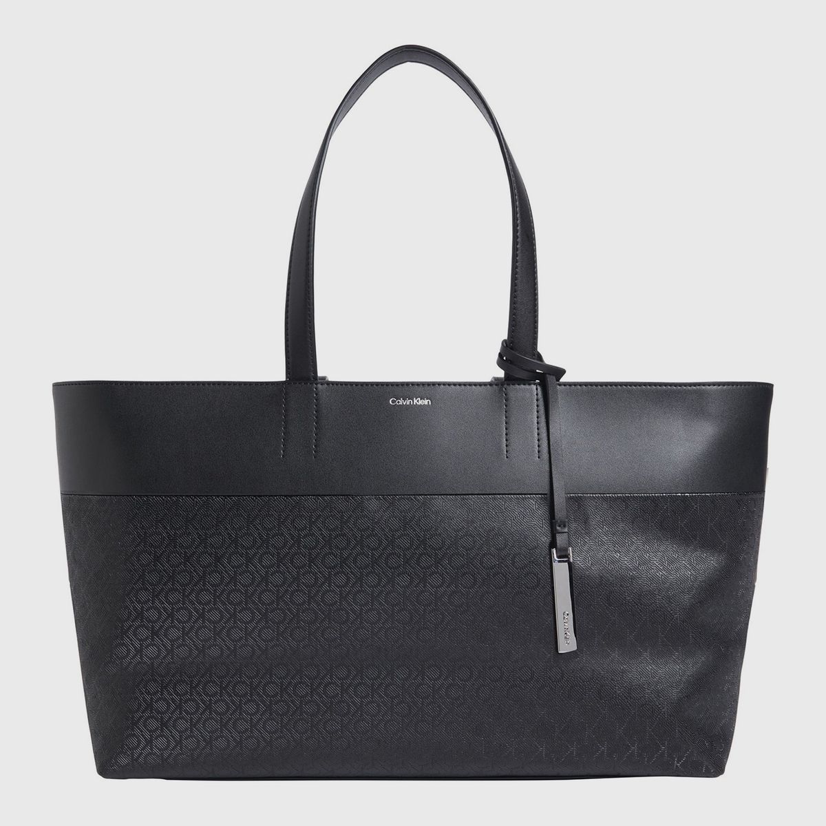 CALVIN KLEIN - Cartera Shopper Ck Mixmedia Negro Calvin Klein