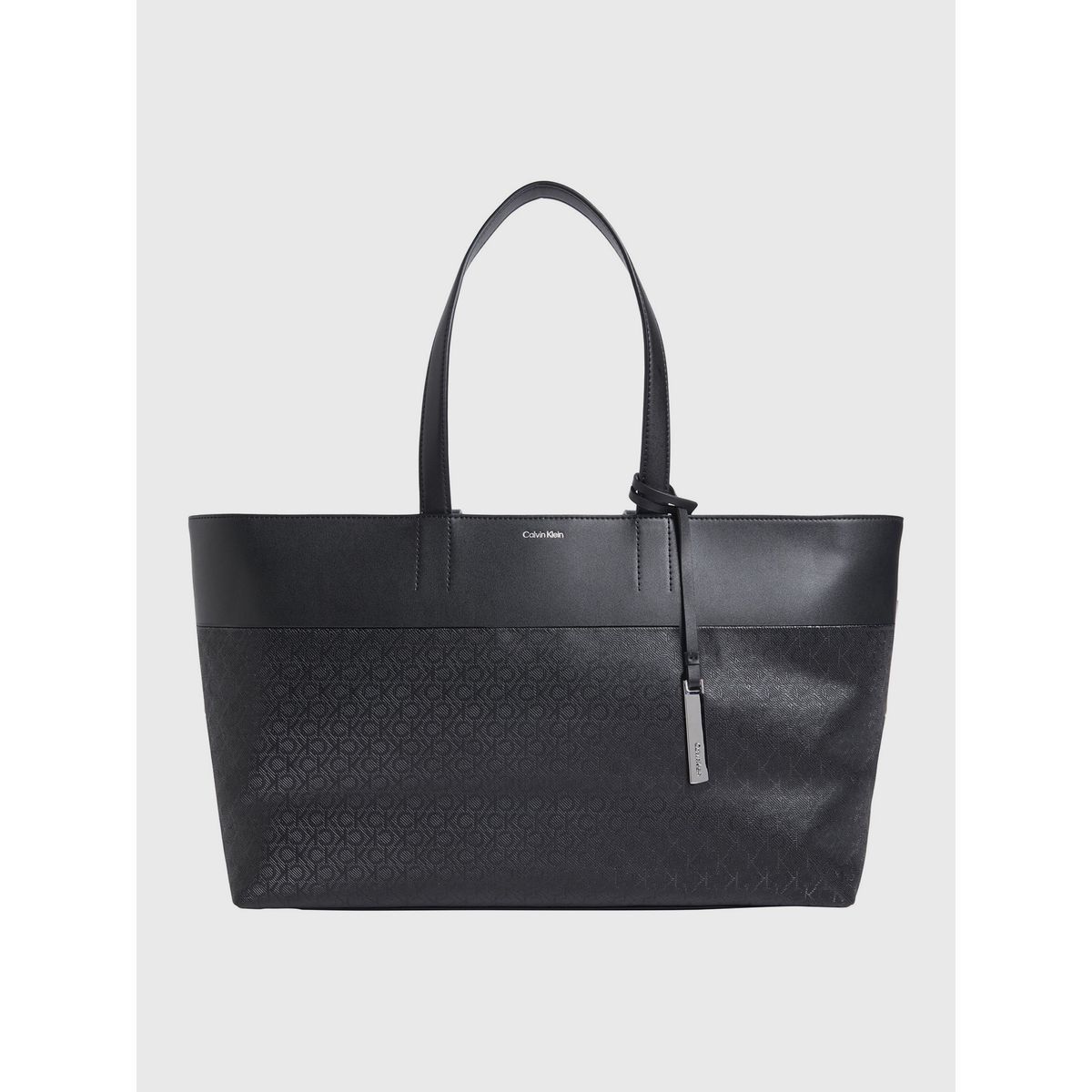 CALVIN KLEIN - Cartera Shopper Ck Mixmedia Negro Calvin Klein