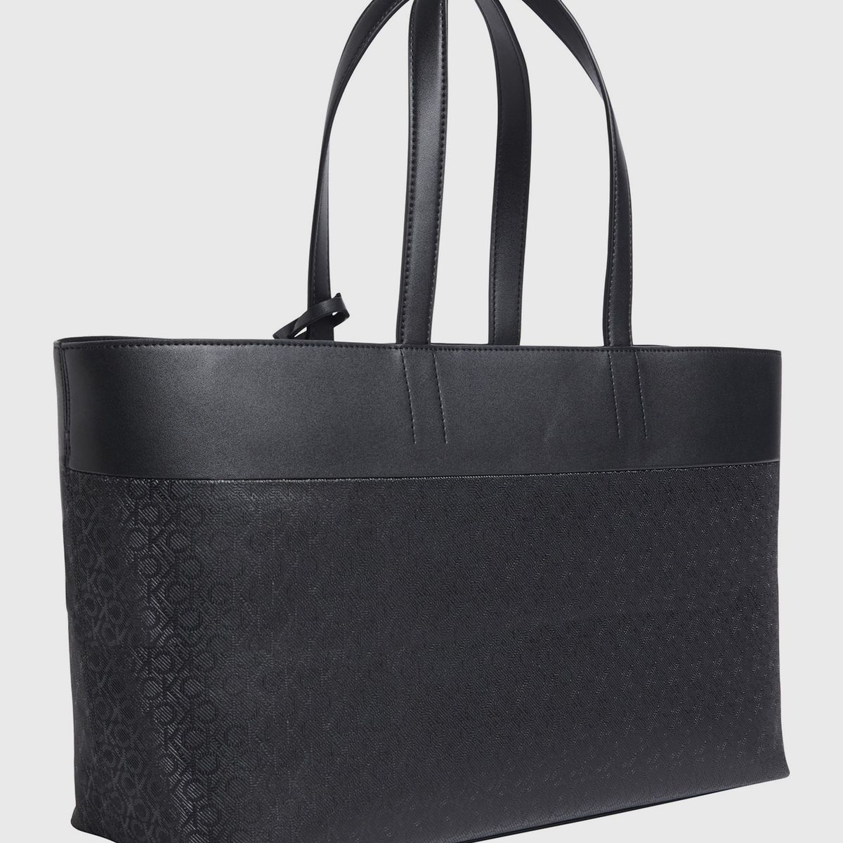 CALVIN KLEIN - Cartera Shopper Ck Mixmedia Negro Calvin Klein