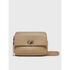 CALVIN KLEIN - Bandolera Ck Pocket Beige