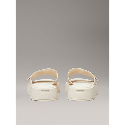 Imagen 2 del producto Sandalias de Cuero Flatform Beige