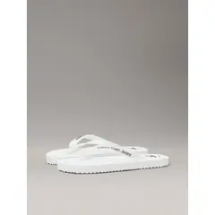 CALVIN KLEIN - Sandalias Transparente con Logo Blanco