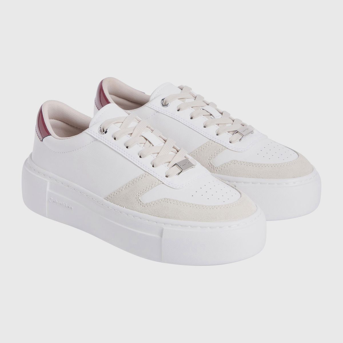 CALVIN KLEIN - Zapatillas Cupsole Lace Up Blanco Calvin Klein