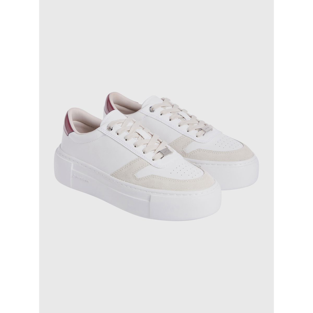 CALVIN KLEIN - Zapatillas Cupsole Lace Up Blanco Calvin Klein