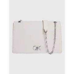 CALVIN KLEIN - Bandolera Ck Medium Blanco